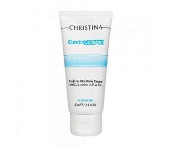 Увлажняющий азуленовый крем с коллагеном, 60 мл/Christina Elastin Collagen Azulene Moisture Cream