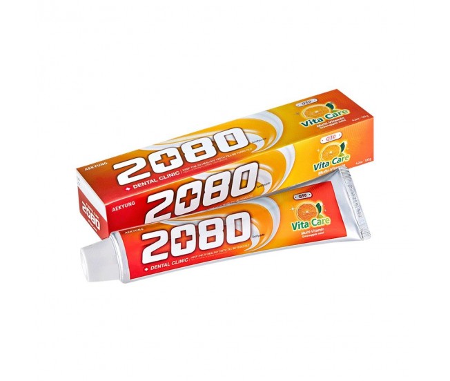 Зубная паста DC 2080 "Витаминный уход", вкус мяты и апельсина, 120 г