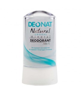 DeoNat, Кристалл-дезодорант целый Crystal, 60 гр