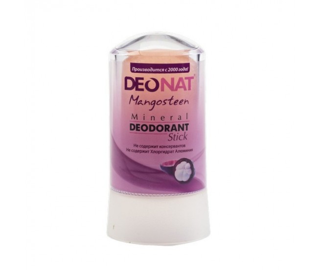 DeoNat, Кристалл-дезодорант с соком мангостина, 60гр