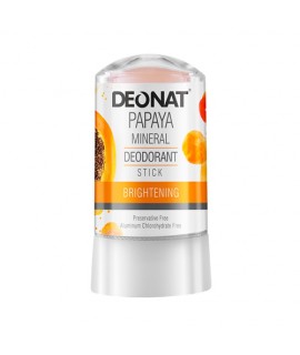 DeoNat, Кристалл-дезодорант с экстрактом папайи, 60гр
