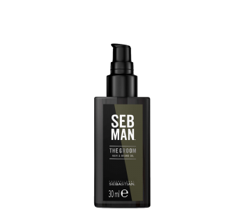 Масло для ухода за волосами и бородой, 30мл/Seb Man THE GROOM
