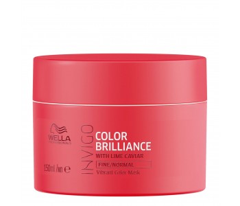 Маска-уход для защиты цвета окрашенных нормальных и тонких волос, 150мл/Wella Invigo Color Brilliance