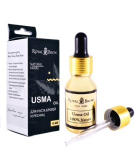 Масло Usma Oil для роста бровей и ресниц Royal BROW, 15мл